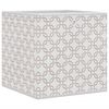 vidaXL Bo&icirc;tes de rangement pliables 10 pcs cr&egrave;me tissu intiss&eacute;
