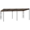 vidaXL Belv&eacute;d&egrave;re mural 6x3 m Taupe Tissu