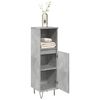 vidaXL Armoire de salle de bain gris b&eacute;ton 30x30x100 cm
