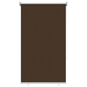 vidaXL Store roulant d'ext&eacute;rieur 105 (l) x 140 (H) cm marron HDPE