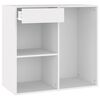 vidaXL Armoire à cosmétiques Blanc 80x40x75 cm Bois d'ingénierie