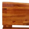 vidaXL Cadre de lit à live edge Bois d'acacia massif 90 cm