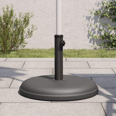 vidaXL Base de parasol pour mâts Ø32/35/38 mm 15 kg rond