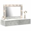 vidaXL Table de Toilette Gris 100 x 40 x 70 cm Bois d'ing&eacute;nierie