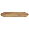 vidaXL Dessus de table 100x40x3,8 cm ovale bois massif de manguier