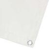 vidaXL &Eacute;cran de balcon Blanc 110 x 200 cm Tissu Oxford