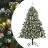 vidaXL Sapin de No&euml;l artificiel Vert 210 cm PVC, plastique et acier