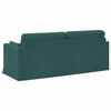 vidaXL Canap&eacute; Vert fonc&eacute;