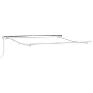 vidaXL Cadre d'auvent Blanc 300 x 250 cm Aluminium