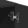 vidaXL Meuble de machine &agrave; laver noir 64x24x190 cm bois d'ing&eacute;nierie