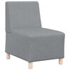 vidaXL Unit&eacute; de Sofa Modulaire Sans Accoudoirs 3 pcs Gris clair