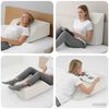 vidaXL Coussin pour les jambes Uni Blanc