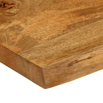 vidaXL Dessus de table 100x40x2,5 cm bord vivant bois massif manguier