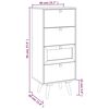 vidaXL Buffet haut avec tiroirs 40x30x95 cm bois d'ing&eacute;nierie