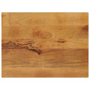vidaXL Dessus de table 80x70x2,5 cm rectangulaire bois massif manguier