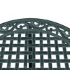 vidaXL Table de jardin vert &Oslash;90x75 cm aluminium coul&eacute;