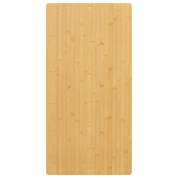 vidaXL Dessus de table 50x100x1,5 cm bambou