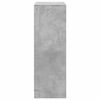 vidaXL Buffet avec LED gris b&eacute;ton 72x34x100 cm bois d'ing&eacute;nierie