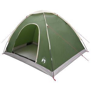vidaXL Tente de camping 4 personne Vert