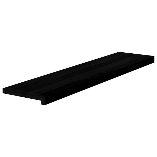 vidaXL Marches d'escalier 4 pcs marron fonc&eacute; 110x25x2 cm ch&ecirc;ne massif