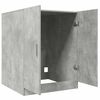 vidaXL Meuble pour machine &agrave; laver Gris b&eacute;ton 71x71,5x91,5 cm