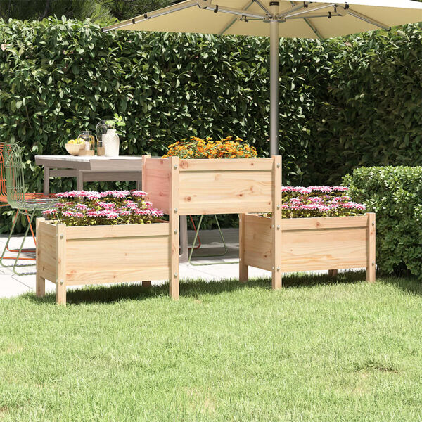 vidaXL Jardini&egrave;re 178,5x44x75 cm Bois massif de pin