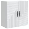 vidaXL Armoire Murale Blanc 59 x 31 x 60 cm Bois d'ing&eacute;nierie