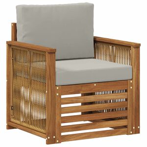 vidaXL Sofa de milieu ext&eacute;rieur Naturel
