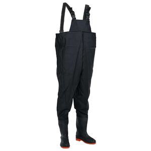 vidaXL Cuissardes avec bottes noir taille 46