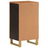 vidaXL Armoire lat&eacute;rale marron et noir 40x33,5x75 cm bois de manguier