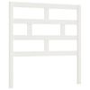 vidaXL T&ecirc;te de lit Blanc 96x4x100 cm Bois massif de pin