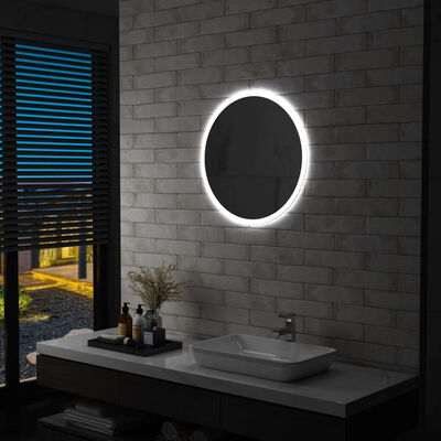 vidaXL Miroir à LED pour salle de bain 60 cm