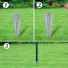 vidaXL Cl&ocirc;ture euro Acier 25 x 1,0 m Vert