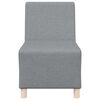 vidaXL Unit&eacute; de Sofa Modulaire Sans Accoudoirs 3 pcs Gris clair