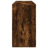 vidaXL Buffet avec lumi&egrave;res LED ch&ecirc;ne fum&eacute; 123x37x67 cm