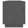 vidaXL Meuble TV Gris 110,5x34x40 cm Bois de pin massif