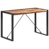 vidaXL Table &agrave; manger 120x60x75 cm Bois massif