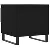 vidaXL Table basse noir 50x46x50 cm bois d&rsquo;ing&eacute;nierie