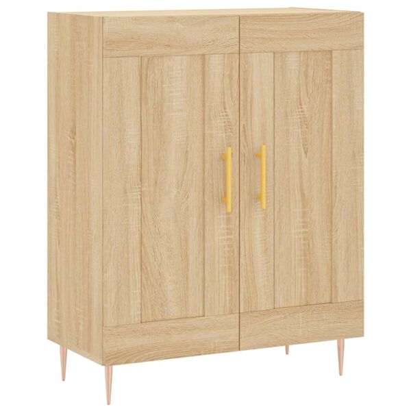 vidaXL Buffet ch&ecirc;ne sonoma 69,5x34x90 cm bois d'ing&eacute;nierie