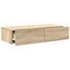vidaXL &Eacute;tag&egrave;re murale avec tiroirs ch&ecirc;ne sonoma bois d'ing&eacute;nierie