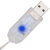 vidaXL Couronne avec 60 LED Blanc chaud 76 x 8.5 x 76 cm Acrylique