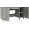 vidaXL Bureau Gris b&eacute;ton 140x50x75 cm Bois d'ing&eacute;nierie