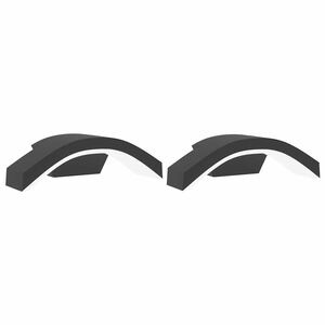 vidaXL Appliques murales LED d'ext&eacute;rieur 2 pcs noir