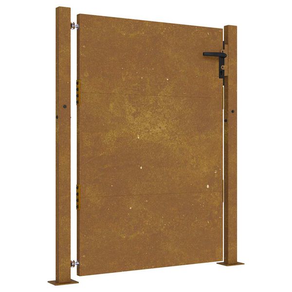 vidaXL Portail de jardin 100x150 cm en acier Corten