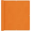 vidaXL &Eacute;cran de balcon 110 x 500 cm Tissu Oxford Rectangulaire Orange