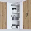 vidaXL Armoire de cuisine Lucca Ch&ecirc;ne artisanal 57 x 57 x 100 cm