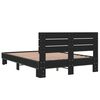 vidaXL Cadre de lit sans matelas noir 120x190 cm