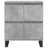 vidaXL Buffet Gris b&eacute;ton 60x35x70 cm Bois d'ing&eacute;nierie