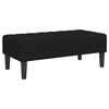 vidaXL Ensemble de Canap&eacute;s avec coussin 2 pcs Noir Polyester