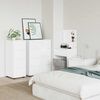 vidaXL Armoire de rangement Blanc brillant 40 x 48 x 105 cm